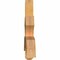 Ekena Millwork Davenport Rough Sawn Timber Gable Bracket, Western Red Cedar, 108"W x 27"H x 4"D x 6"F, 6/12 Pitch GBW108X27X0406DAV00RWR - alternate 2